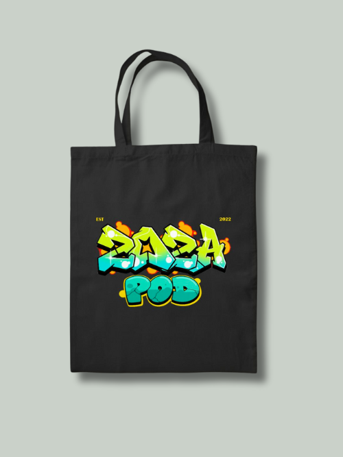 Zoza Pod Tote Bag Black